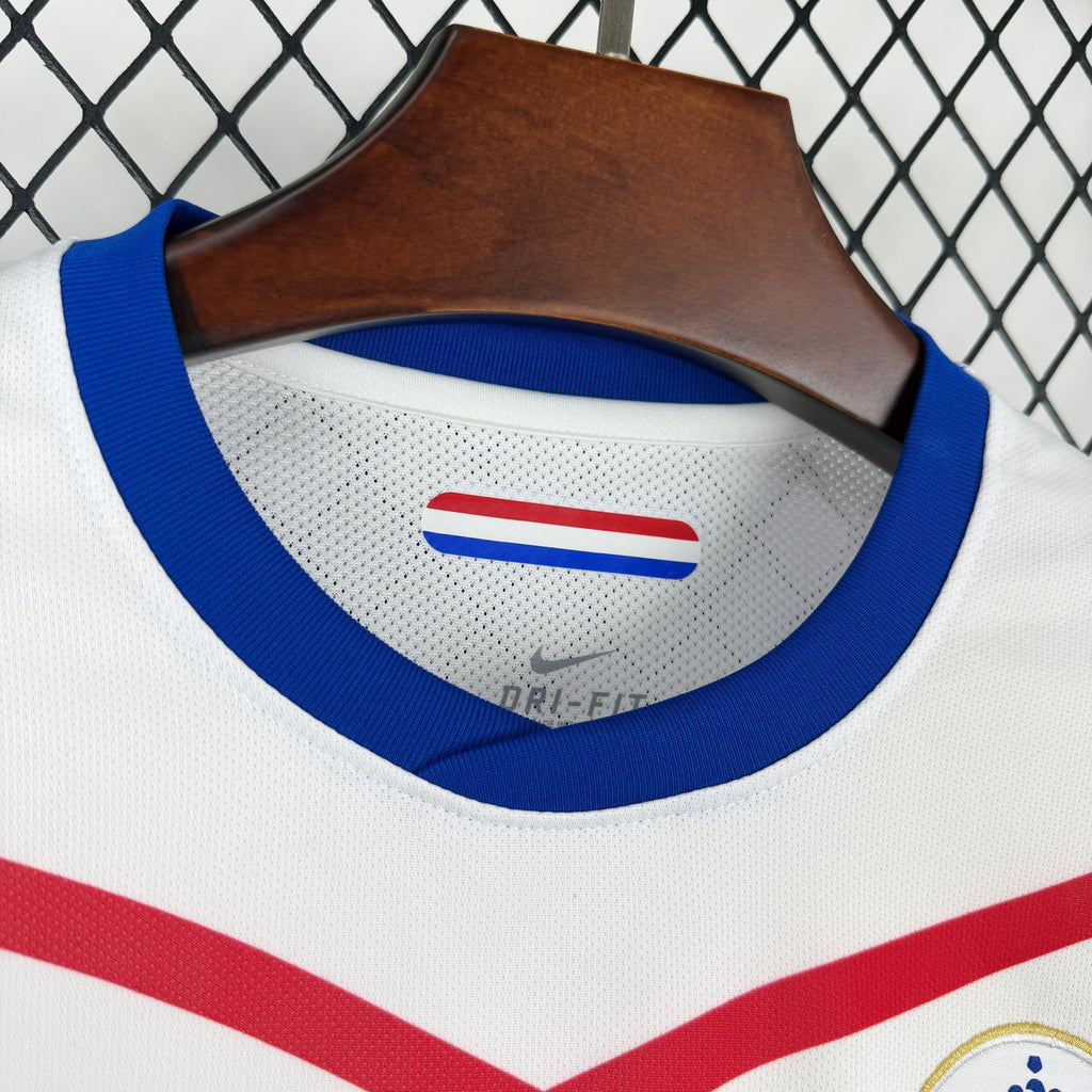 Retro Netherlands 2010 Away Long Sleeve Jersey