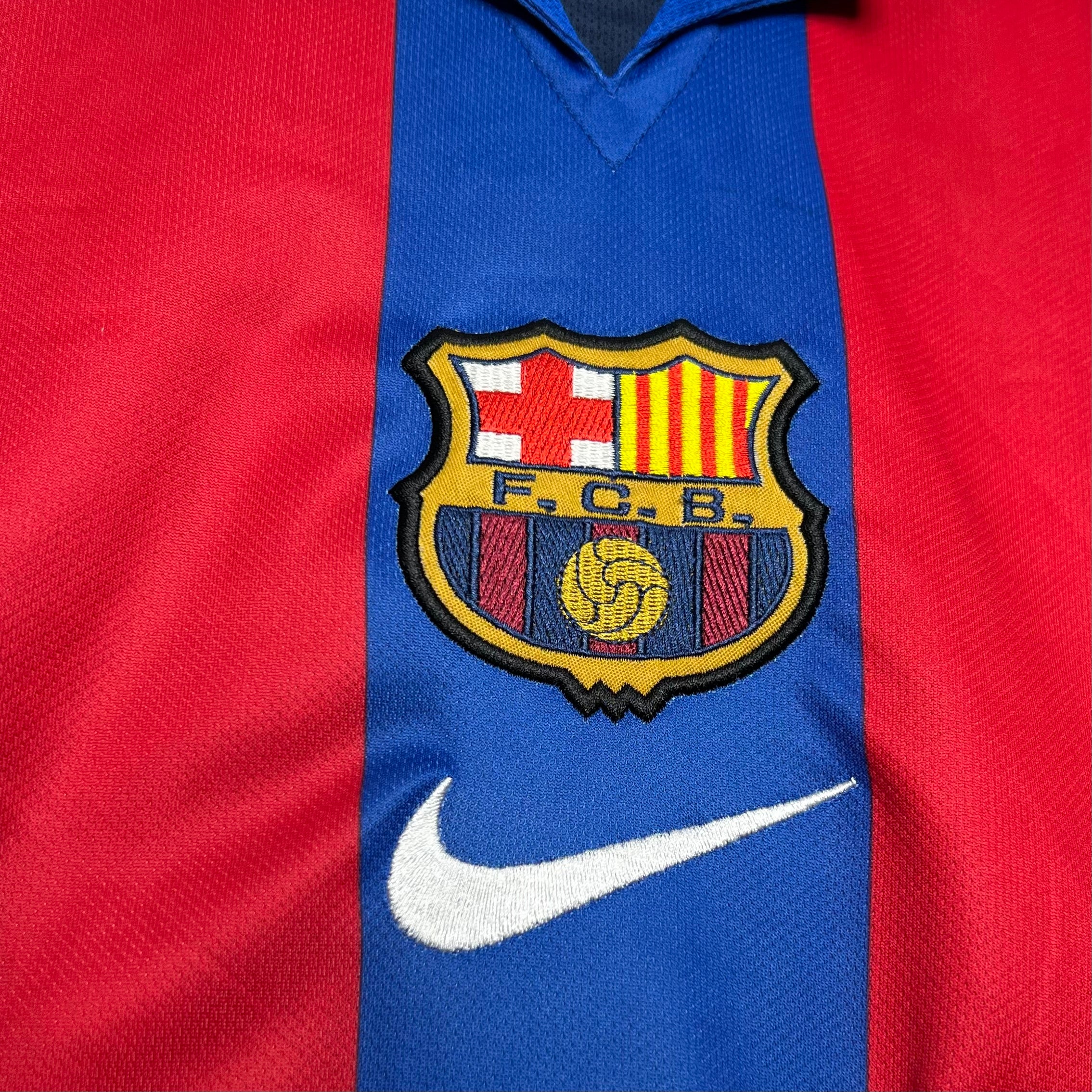 Barcelona 2001/02 Home Retro Jersey