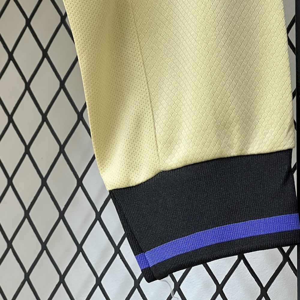 Mens Barcelona 2025/26 Away Long Sleeve Jersey
