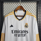 Real Madrid 2023/24 Home Long Sleeves Jersey