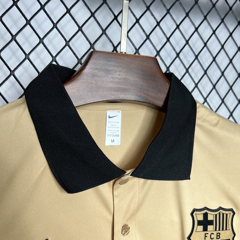 Barcelona 2024/25 Polo Khaki Jersey