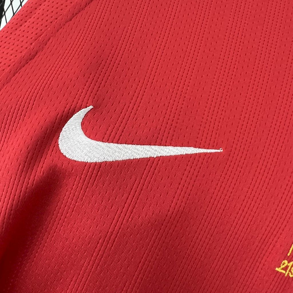 Manchester United 2007/08 Home Long Sleeve Retro Jersey