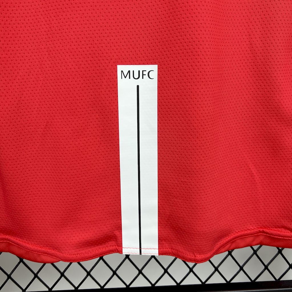 Manchester United 2007/08 Home Long Sleeve Retro Jersey
