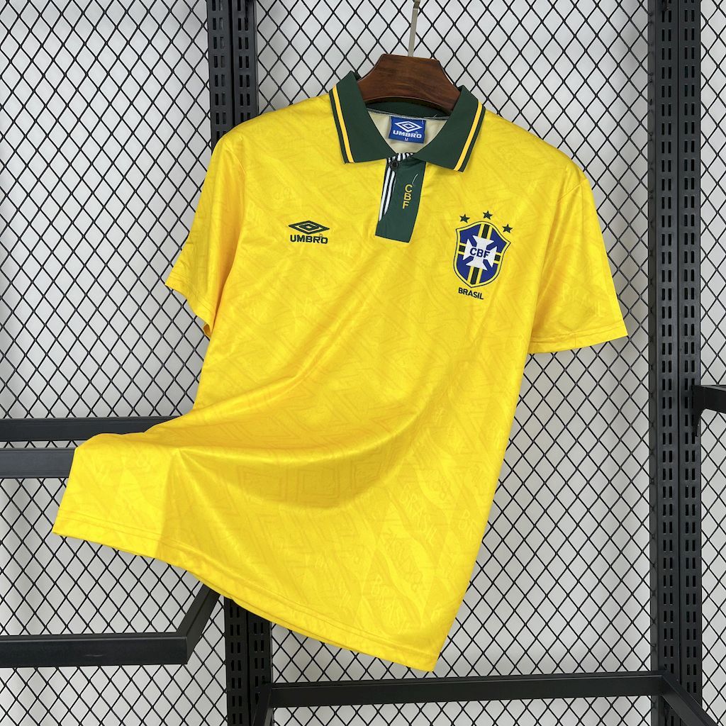 Brazil 1992/93 Home Retro Jersey