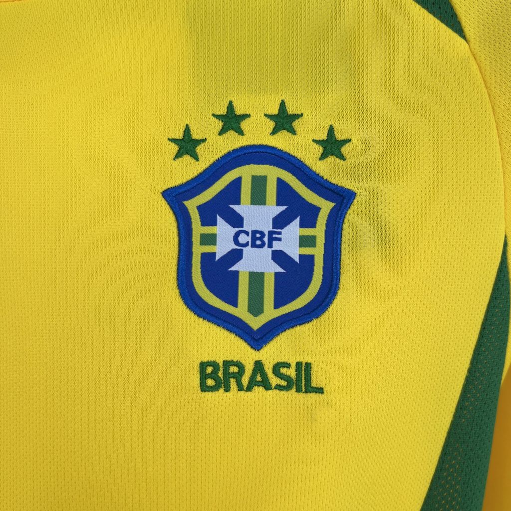 Brazil 2002 Home Retro Jersey