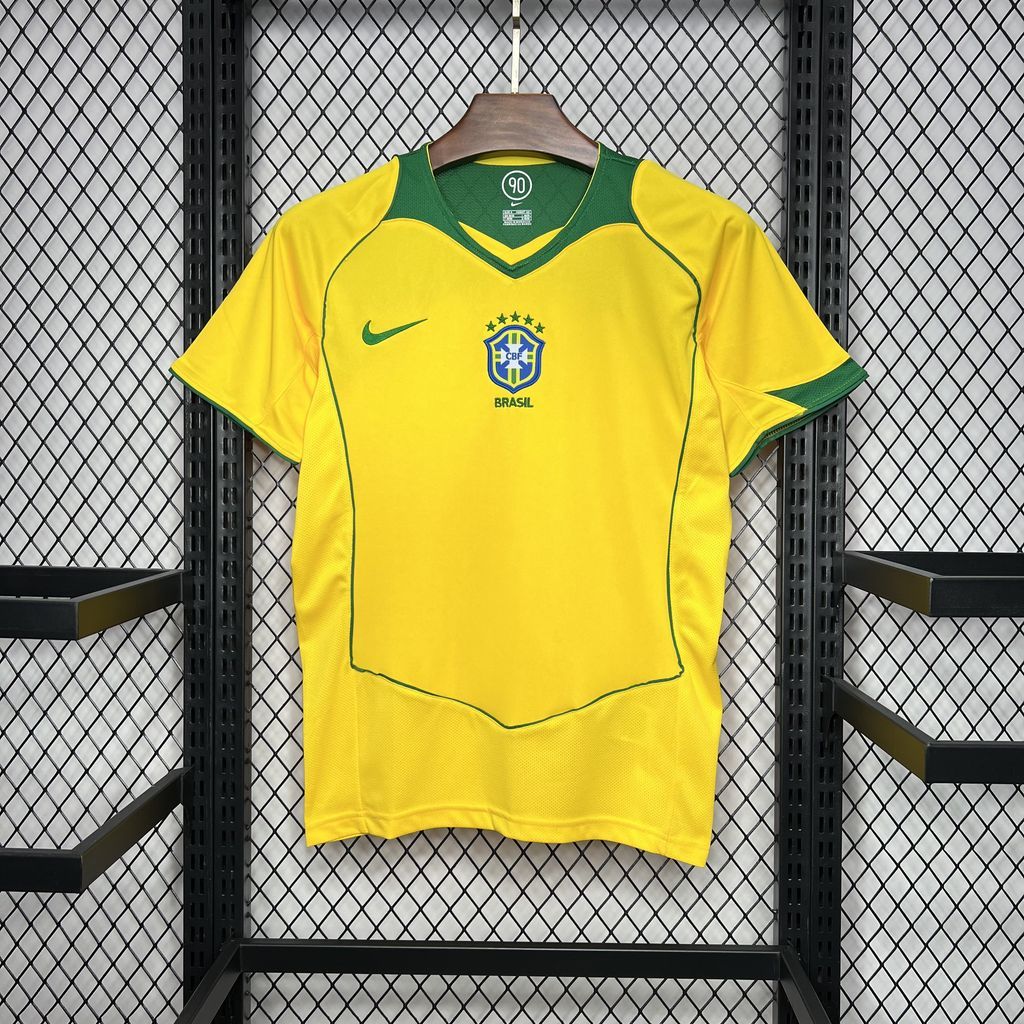 Brazil 2004 Home Retro Jersey