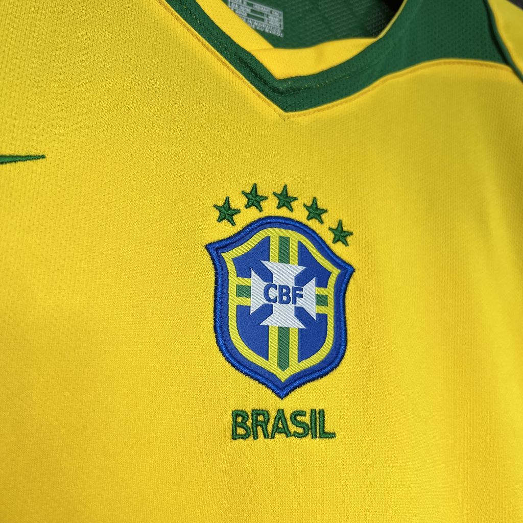 Brazil 2004 Home Retro Jersey