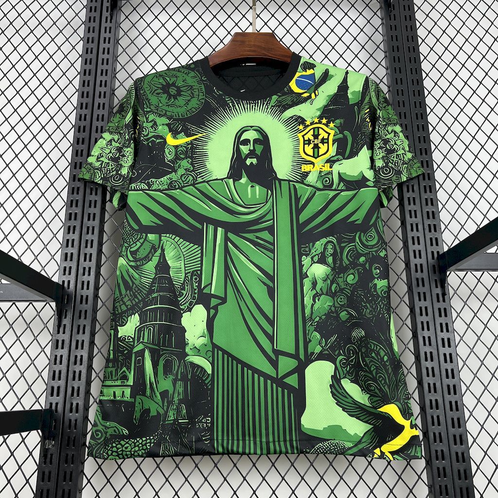 Brazil 2024/25 Special Edition Green Jersey