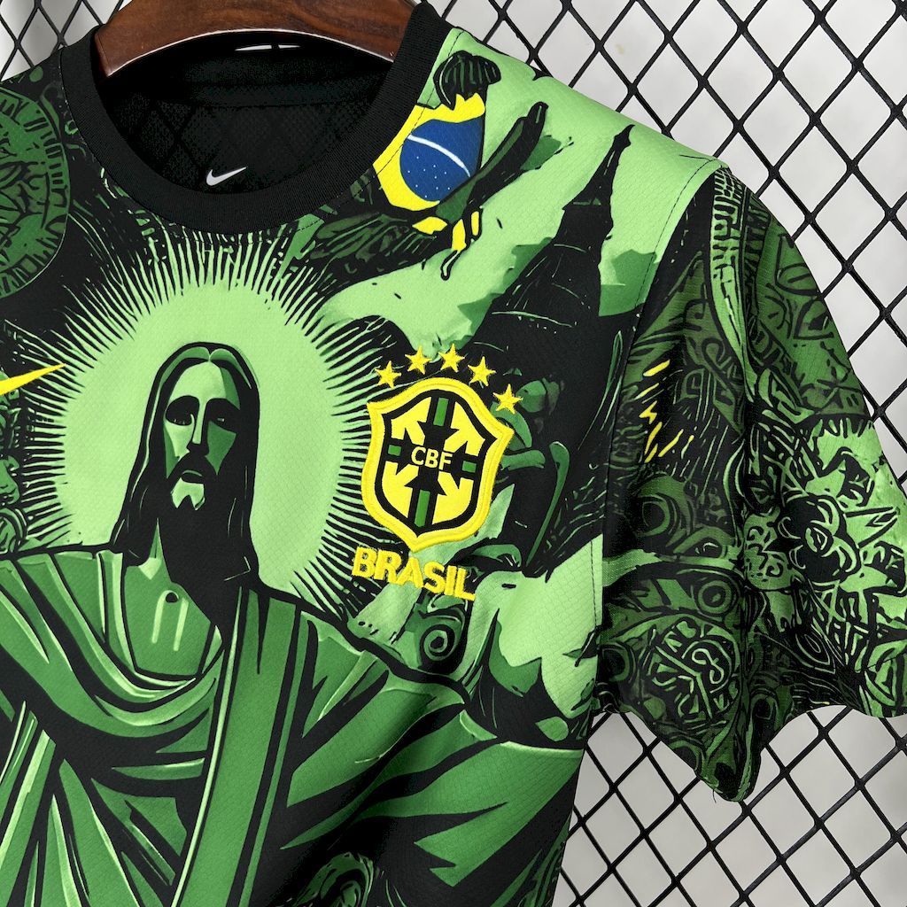 Brazil 2024/25 Special Edition Green Jersey