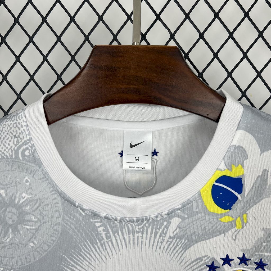 Brazil 2024/25 Special Edition White Jersey
