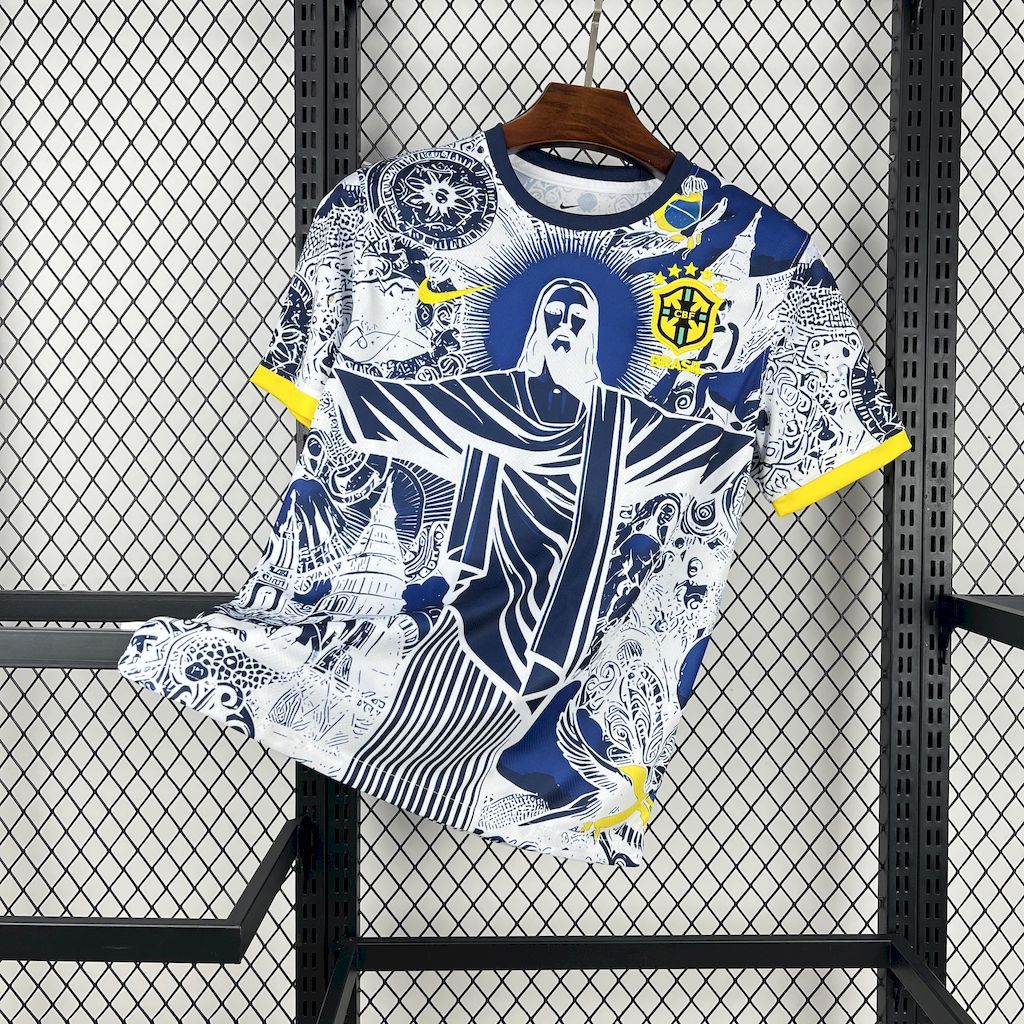 Brazil 2025/26 Blue&White Jersey