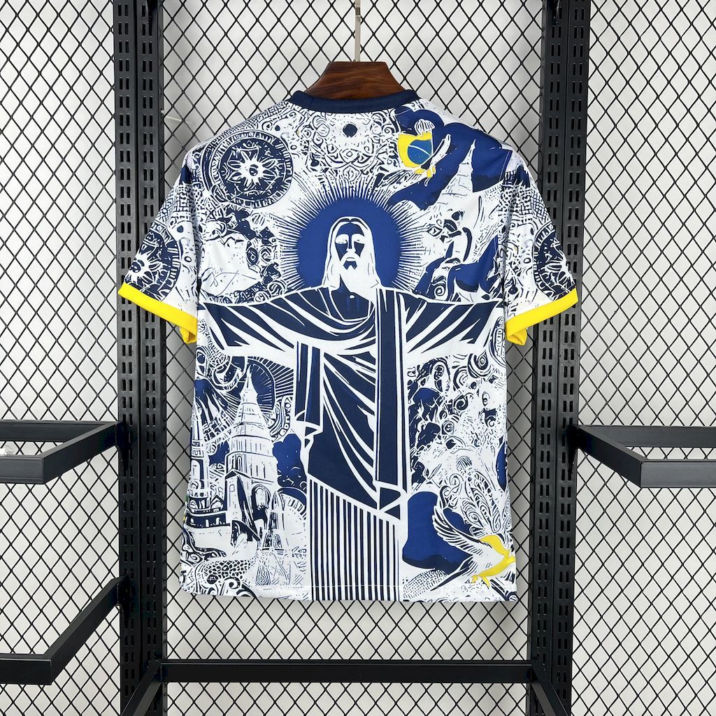 Brazil 2025/26 Blue&White Jersey