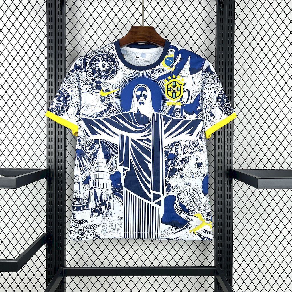 Brazil 2025/26 Blue&White Jersey