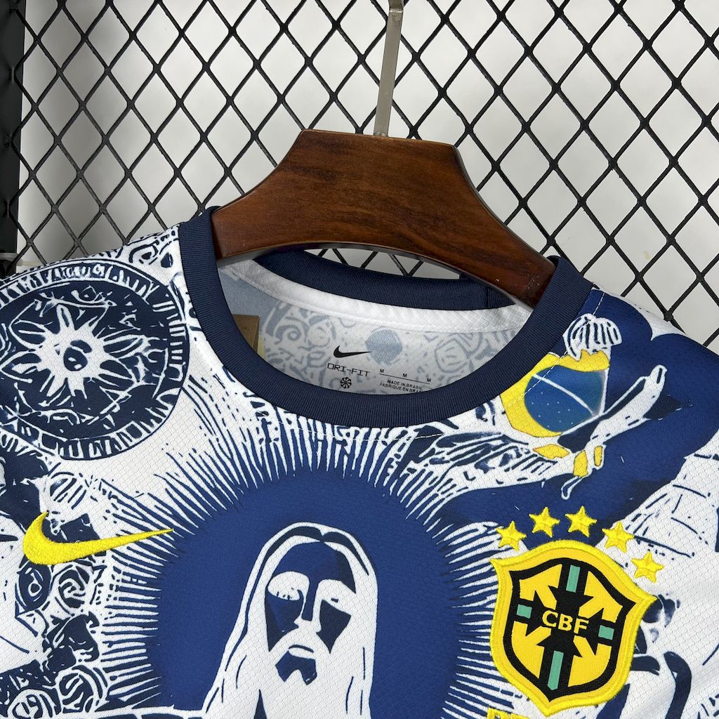Brazil 2025/26 Blue&White Jersey