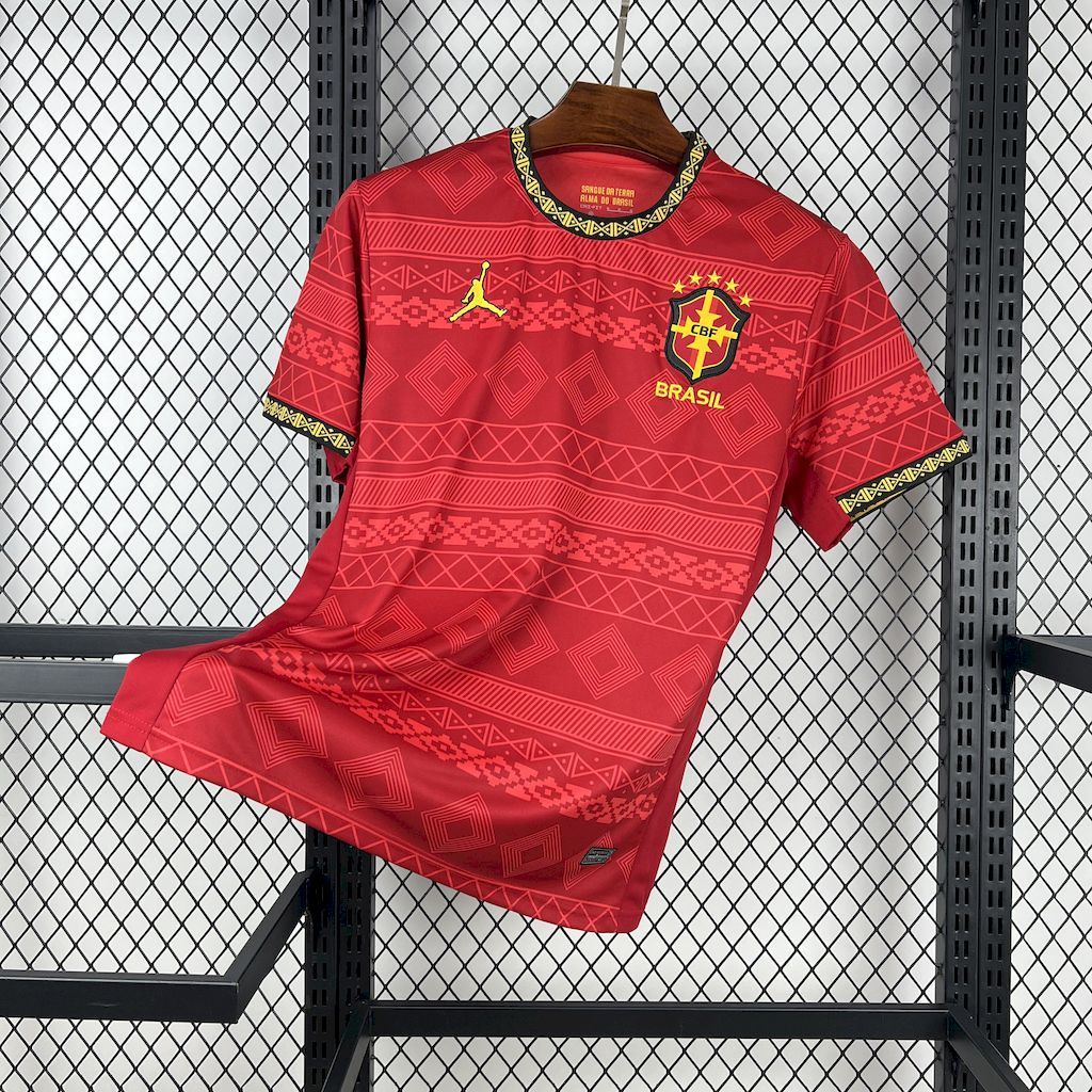 Brazil 2025/26 Jordan Red Special Edition Jersey