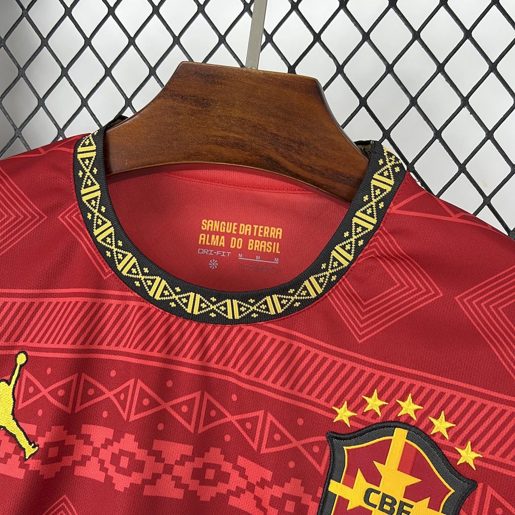 Brazil 2025/26 Jordan Red Special Edition Jersey
