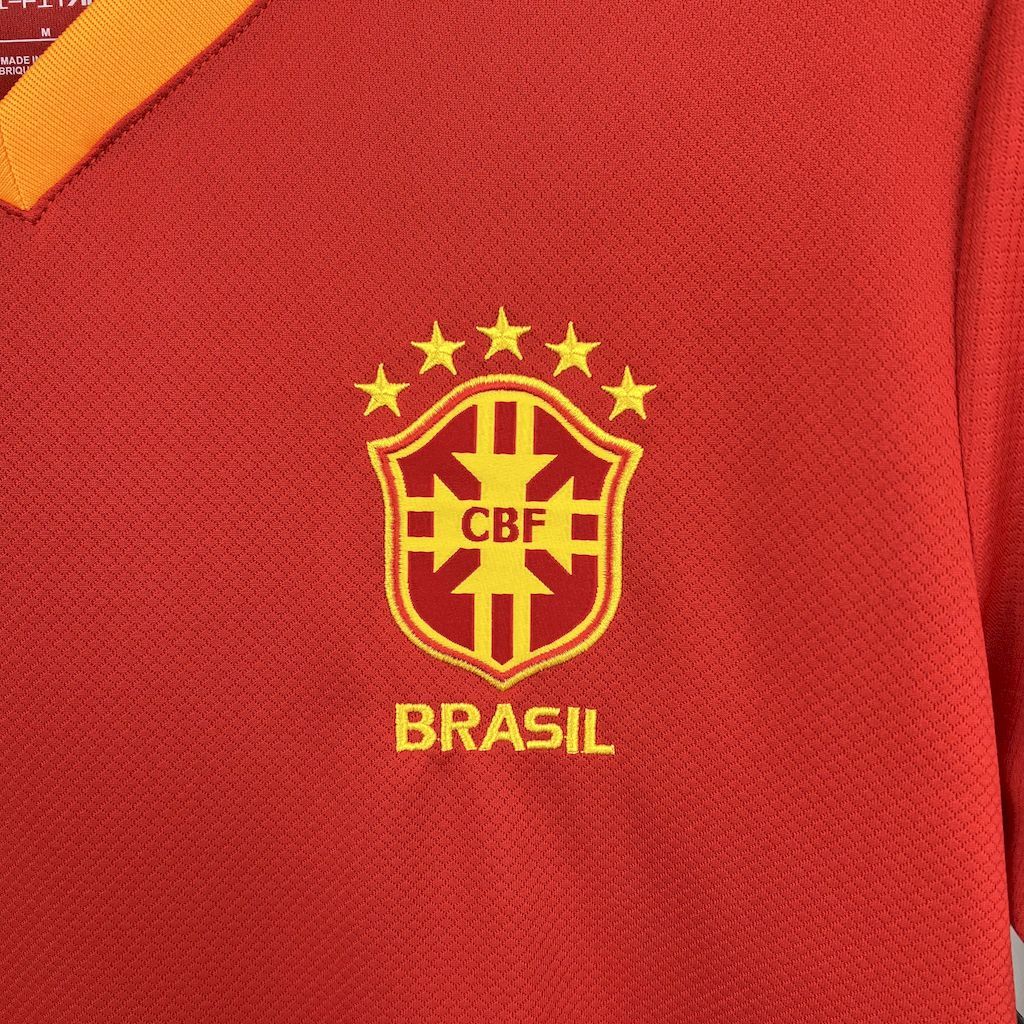 Brazil 2025/26 Jordan Red Special Edition Second Jersey