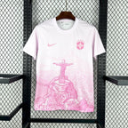 Brazil 2025/26 Pink White Jersey