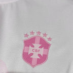 Brazil 2025/26 Pink White Jersey