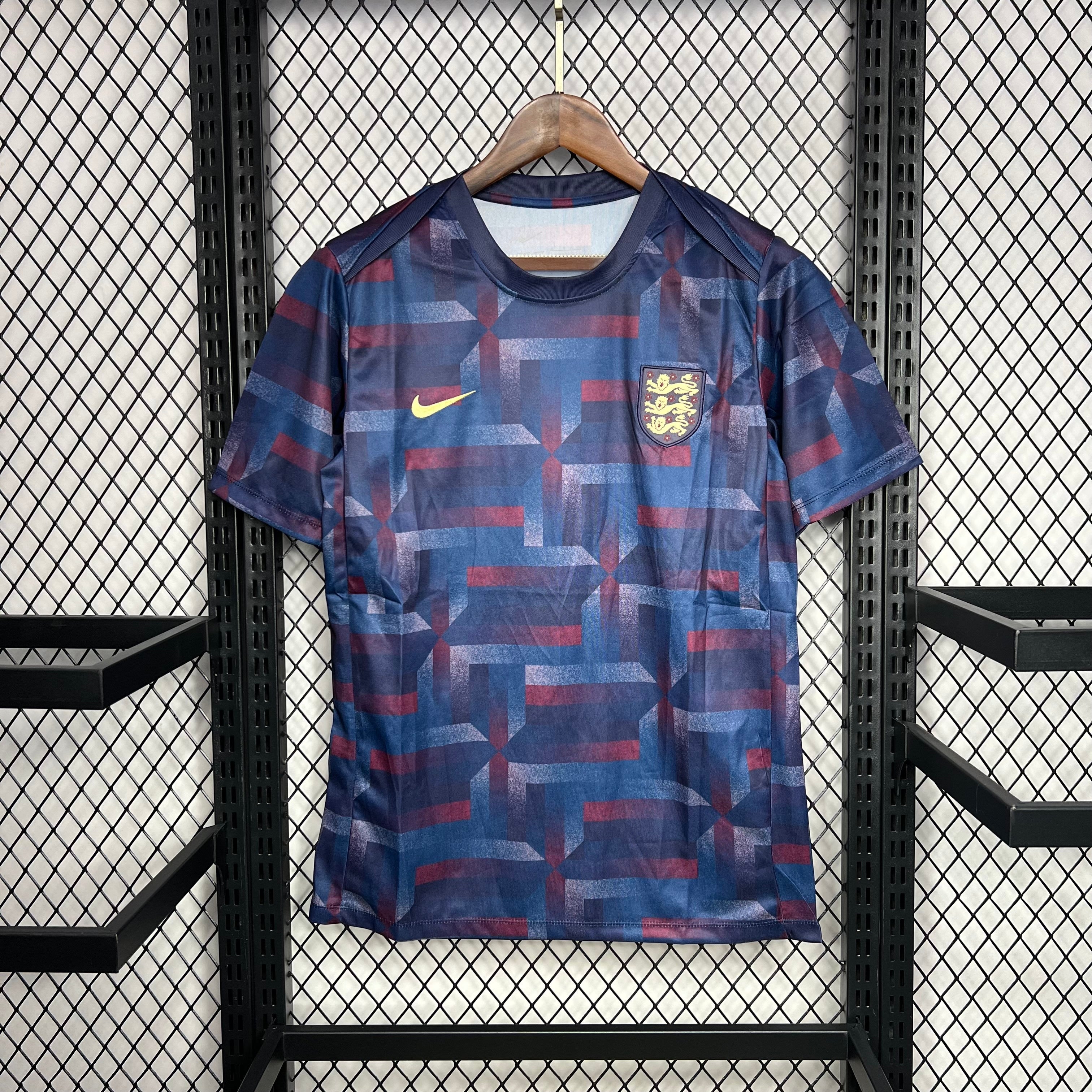 England 2024 Euro Pre-Match Training Uniform Jersey