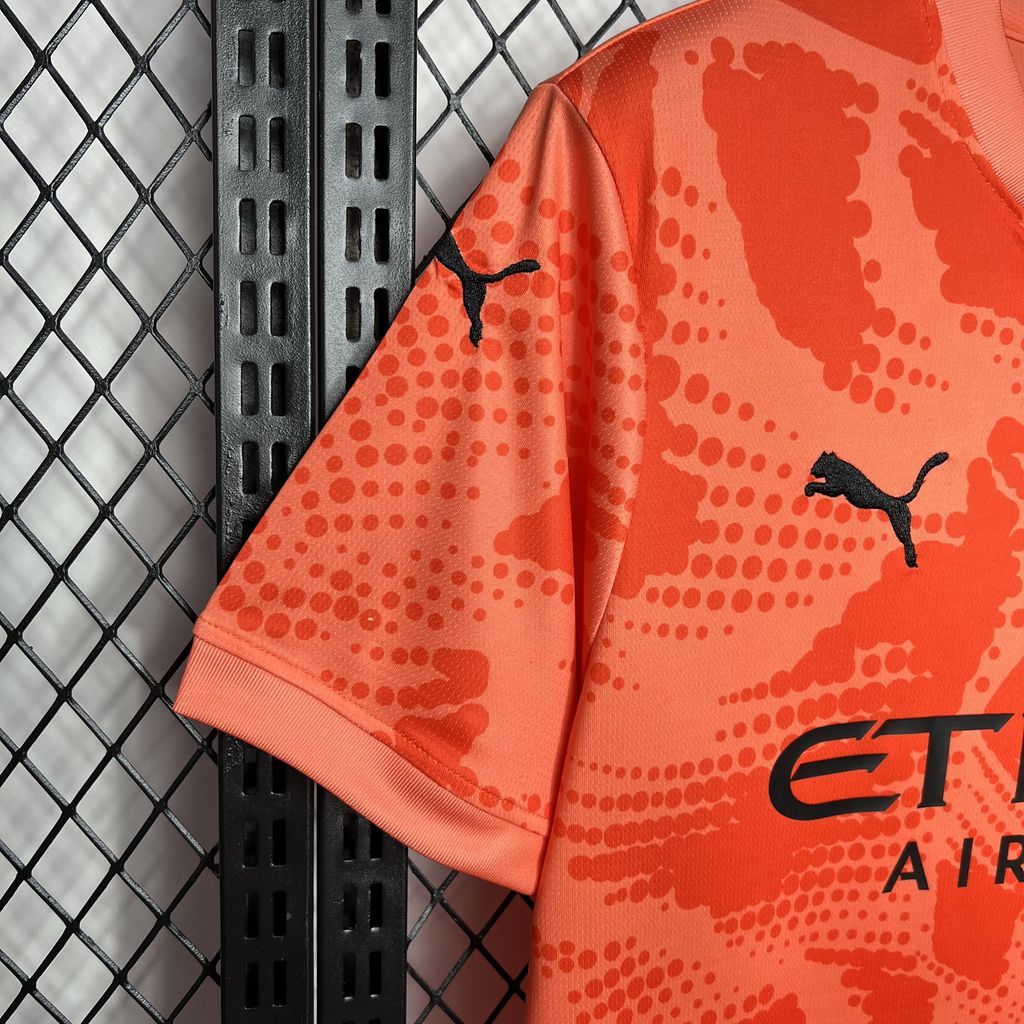 Manchester City 2024/25 Jersey Orange Color