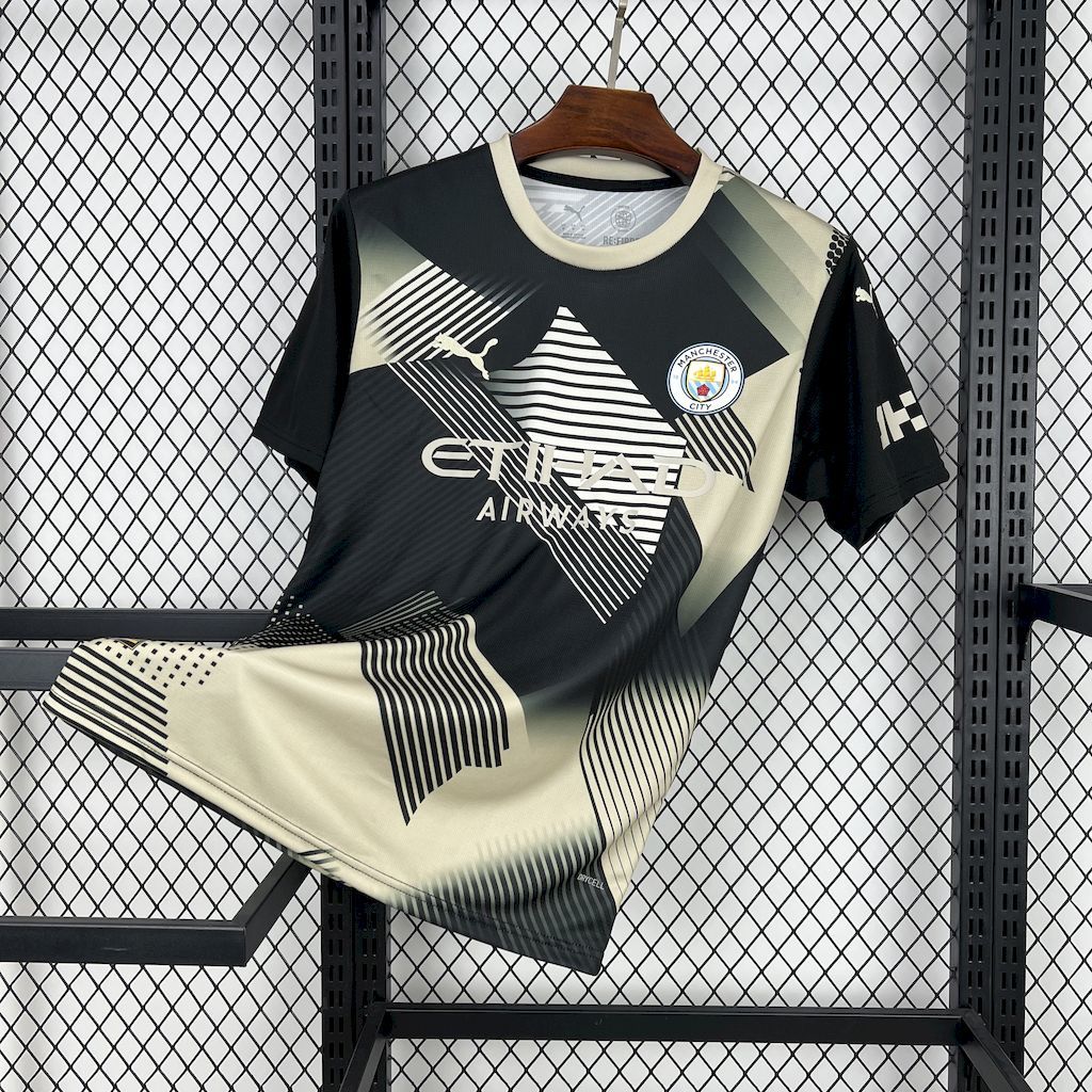 Manchester City 2025/26 Black&Yellow Concept Version Jersey