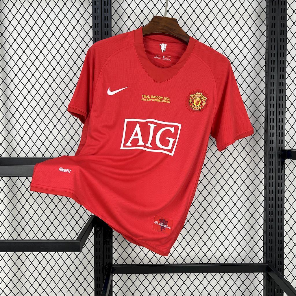 Manchester United 2007/08 Home Retro Jersey