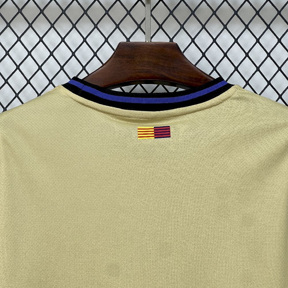 Mens Barcelona 2025/26 Away Long Sleeve Jersey