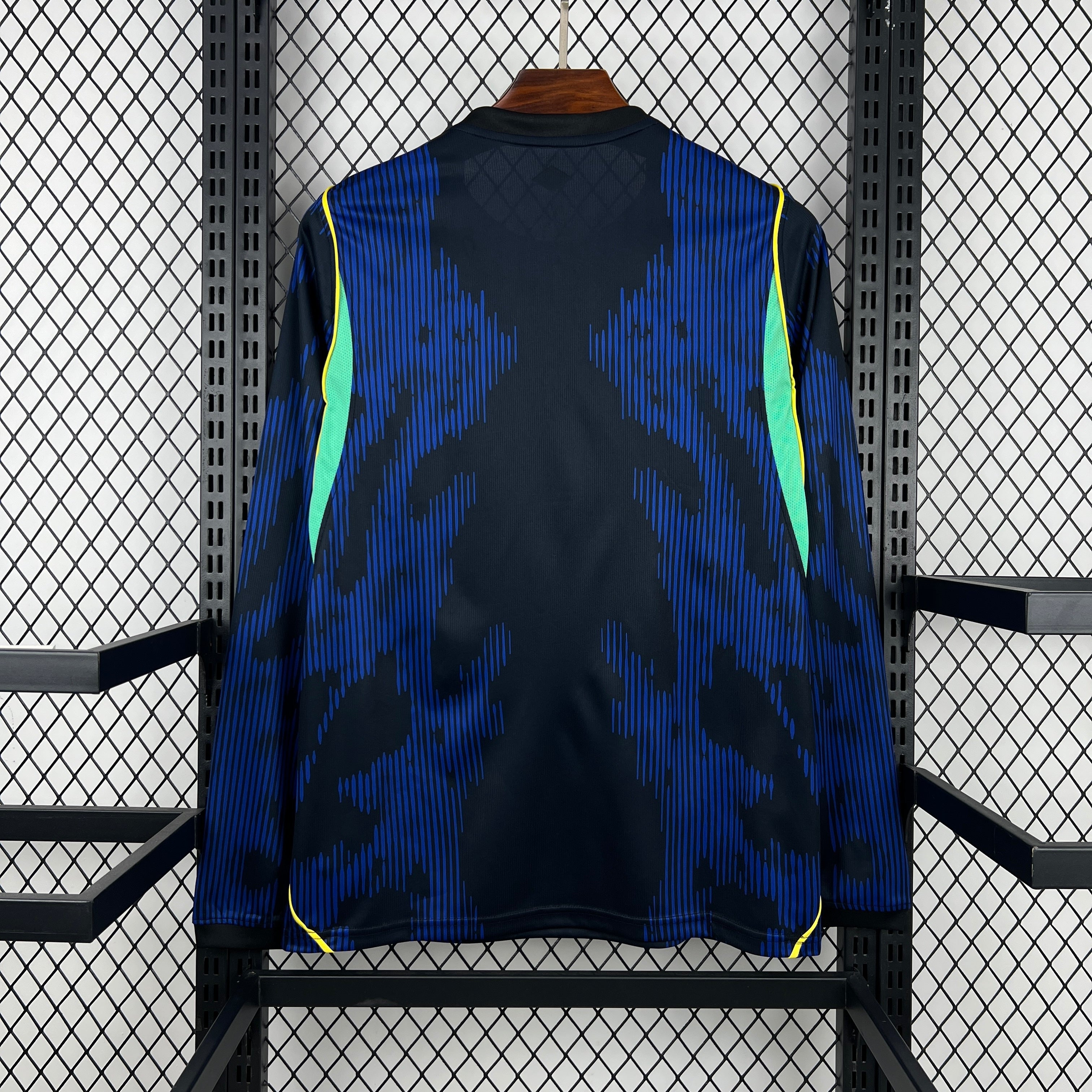 Mens Brazil 2026 World Cup Away Long Sleeve Jersey