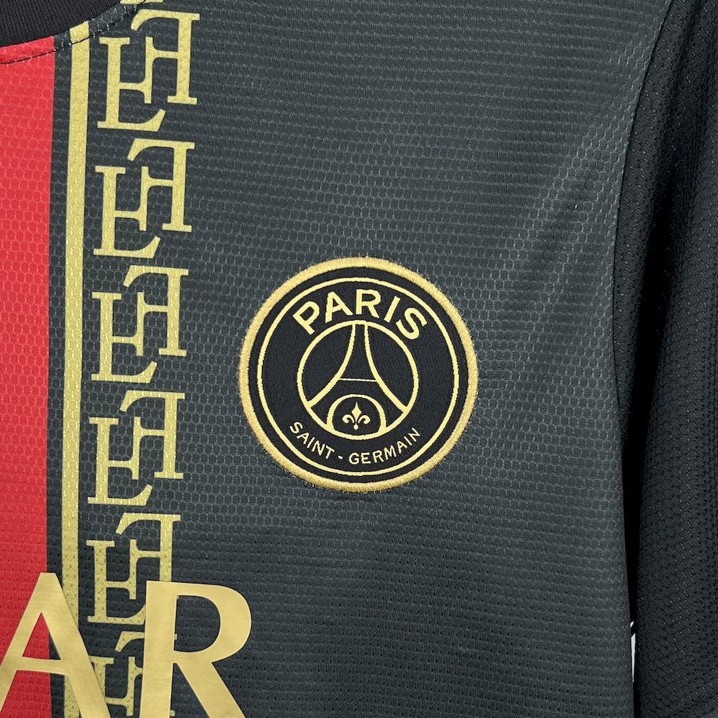 Paris Saint-Germain 2025-26 Black and Gold EditionJersey