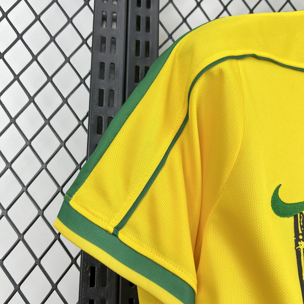 Brazil x Soldier 1998 Home Jersey