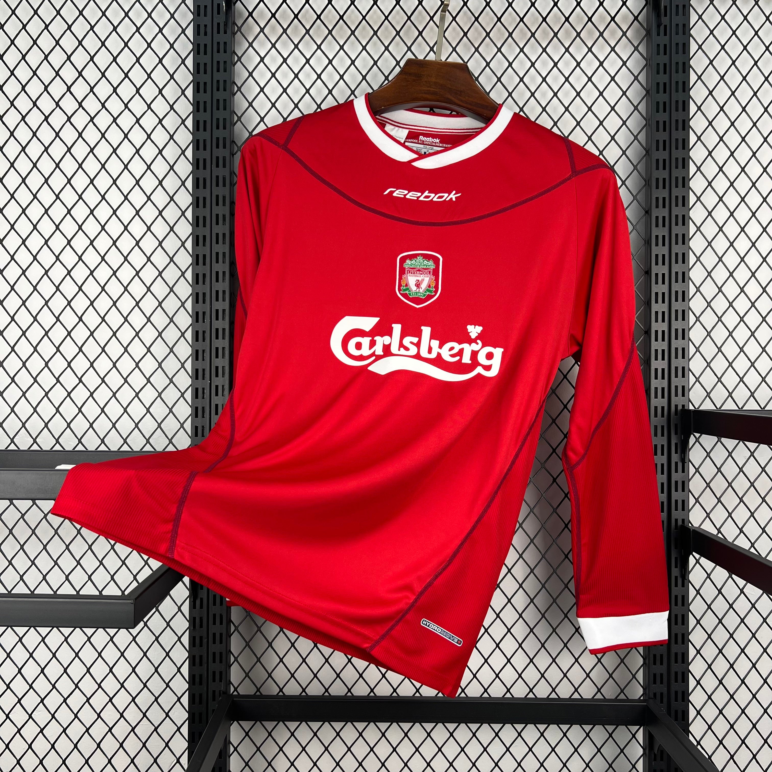 Retro Liverpool 2002/04 Home Long Sleeve Jersey