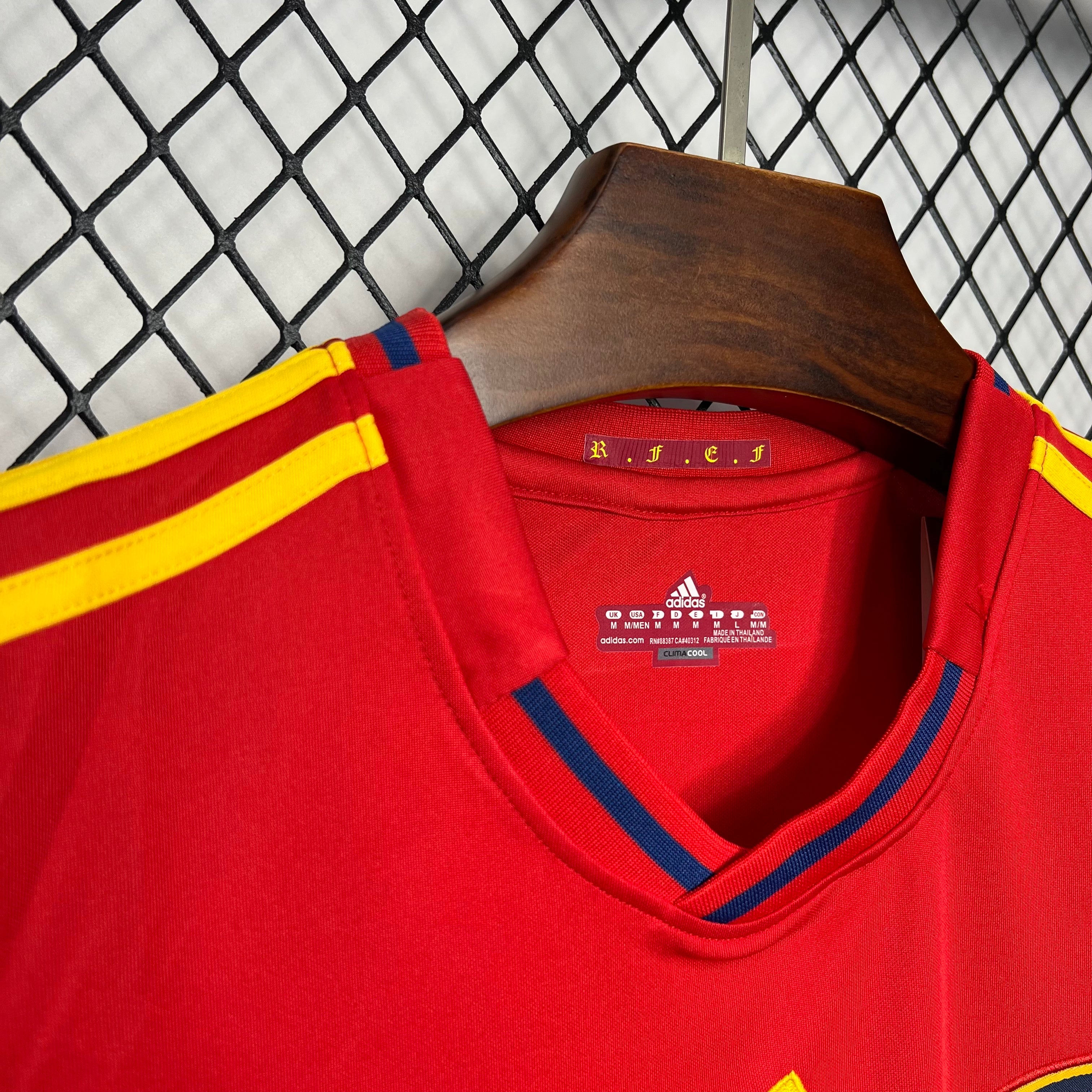 Spain 2010 Home Retro Jersey
