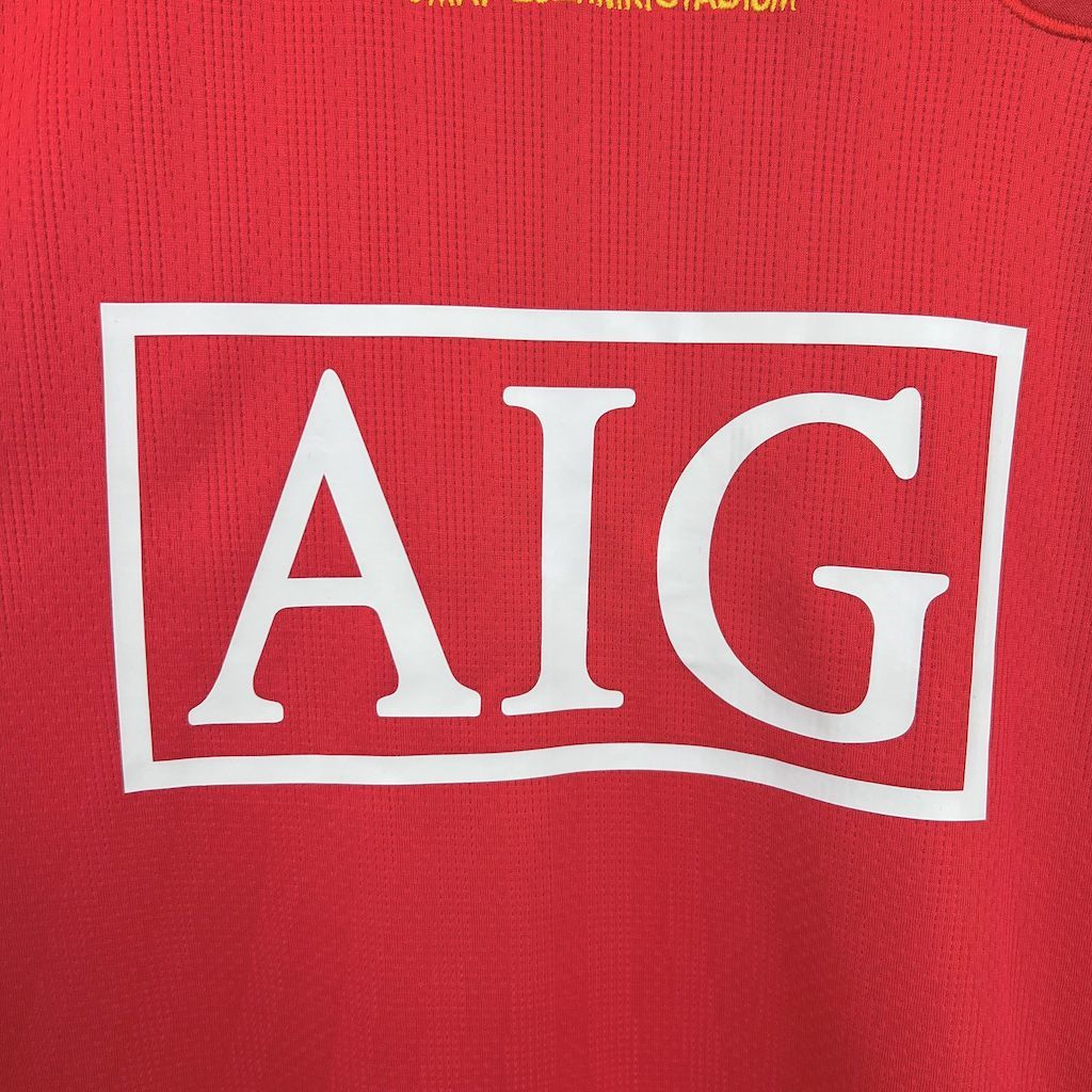 Manchester United 2007/08 Home Long Sleeve Retro Jersey