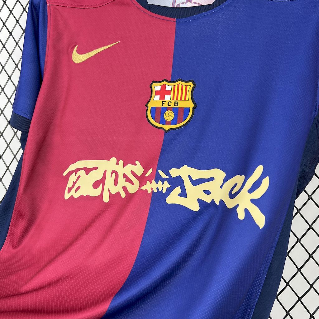 Barcelona 2024/25 Travis Scott Edition Jersey
