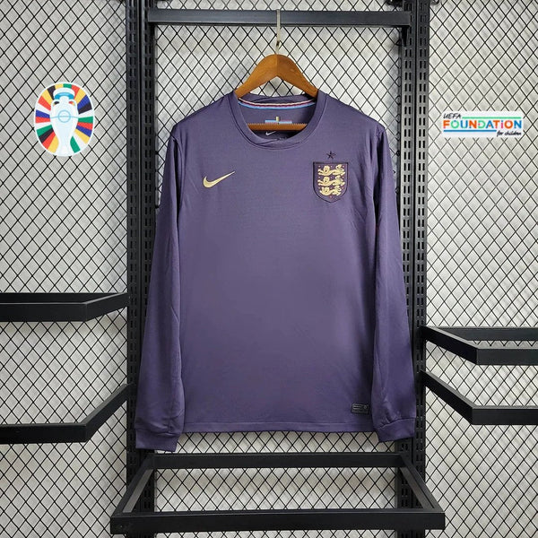 England 2024 Euro Away Long Sleeve Jersey