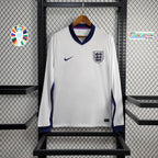 England 2024 Euro Home Long Sleeve Jersey