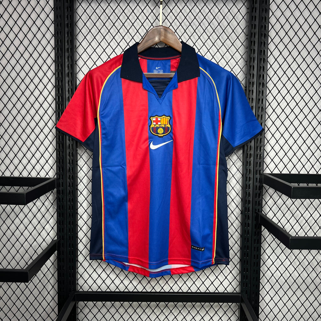 Barcelona 2001/02 Home Retro Jersey