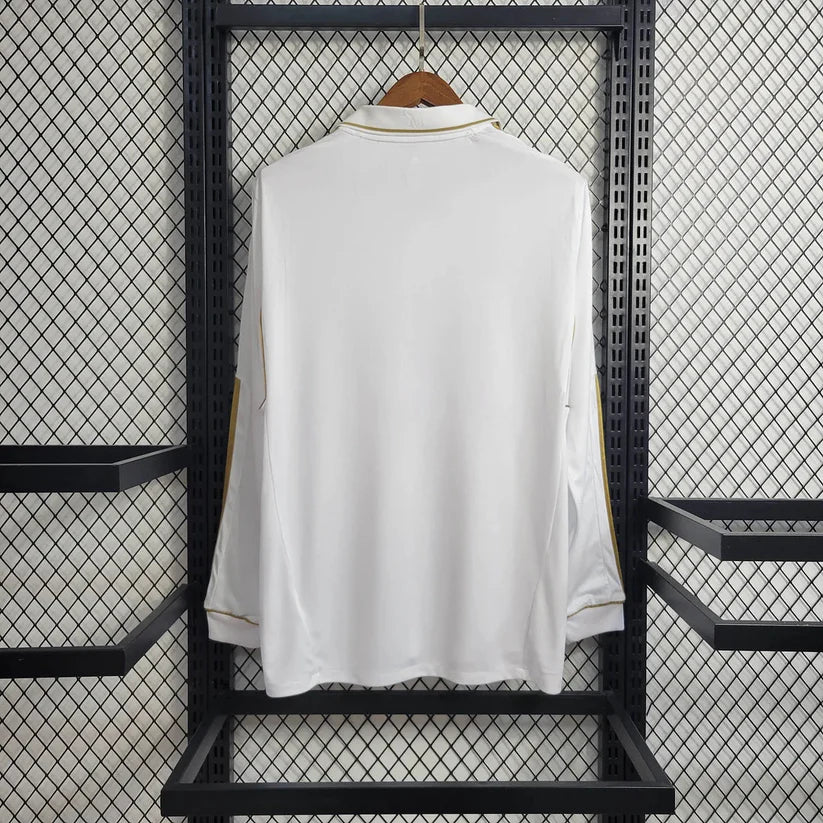 Real Madrid 2011/12 Long Sleeve Home Retro Jersey