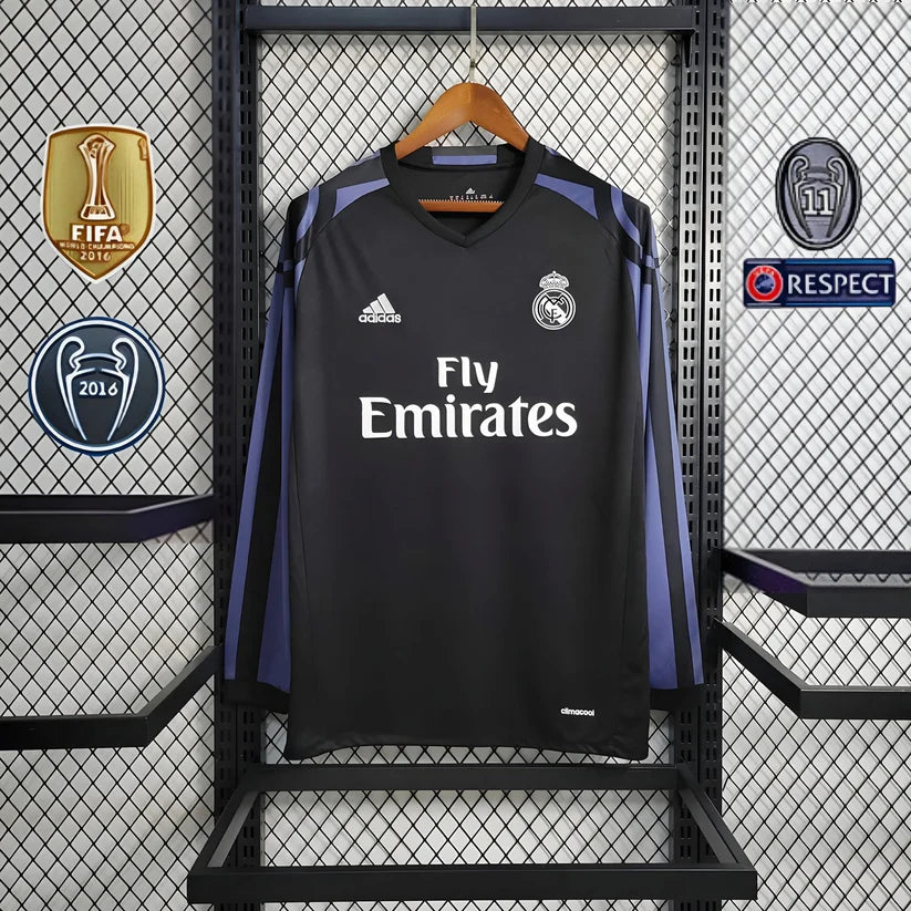 Real Madrid 2016/17 Third Long Sleeve Retro Jersey