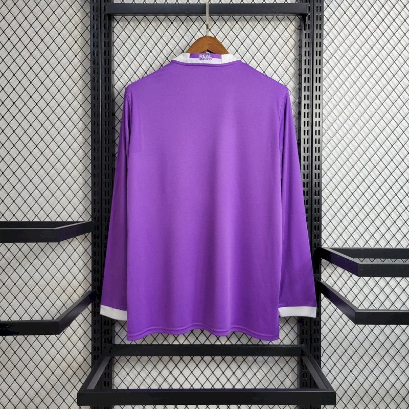 Real Madrid 2016/17 Long Sleeve Away Retro Jersey