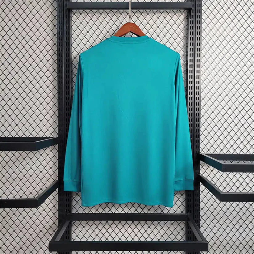 Real Madrid 2017/18 Long Sleeve Third Retro Jersey