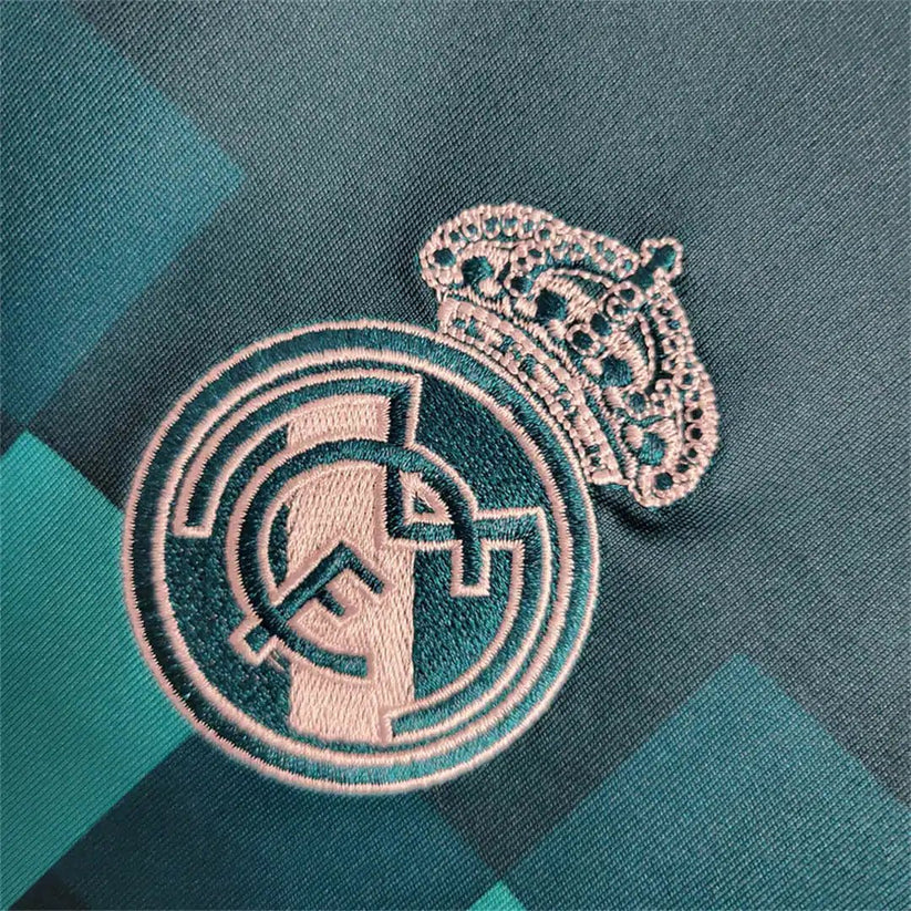Real Madrid 2017/18 Long Sleeve Third Retro Jersey